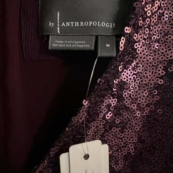Anthropologie Lisabette Sequined Mini Dress - Purple. Cocktail-NWT-Brand New - Picture 4 of 8